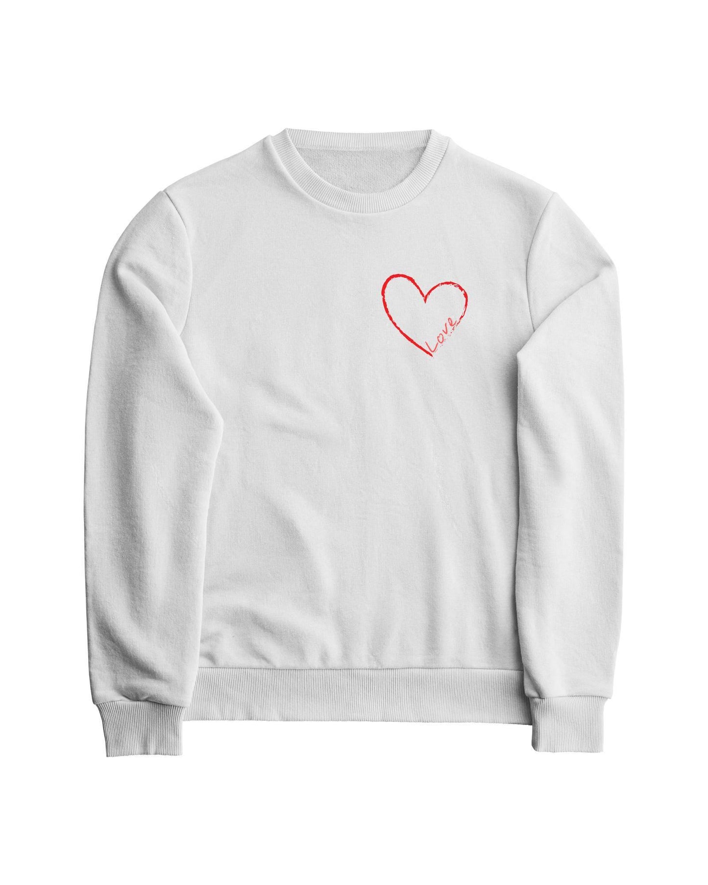 Love heart sweatshirt