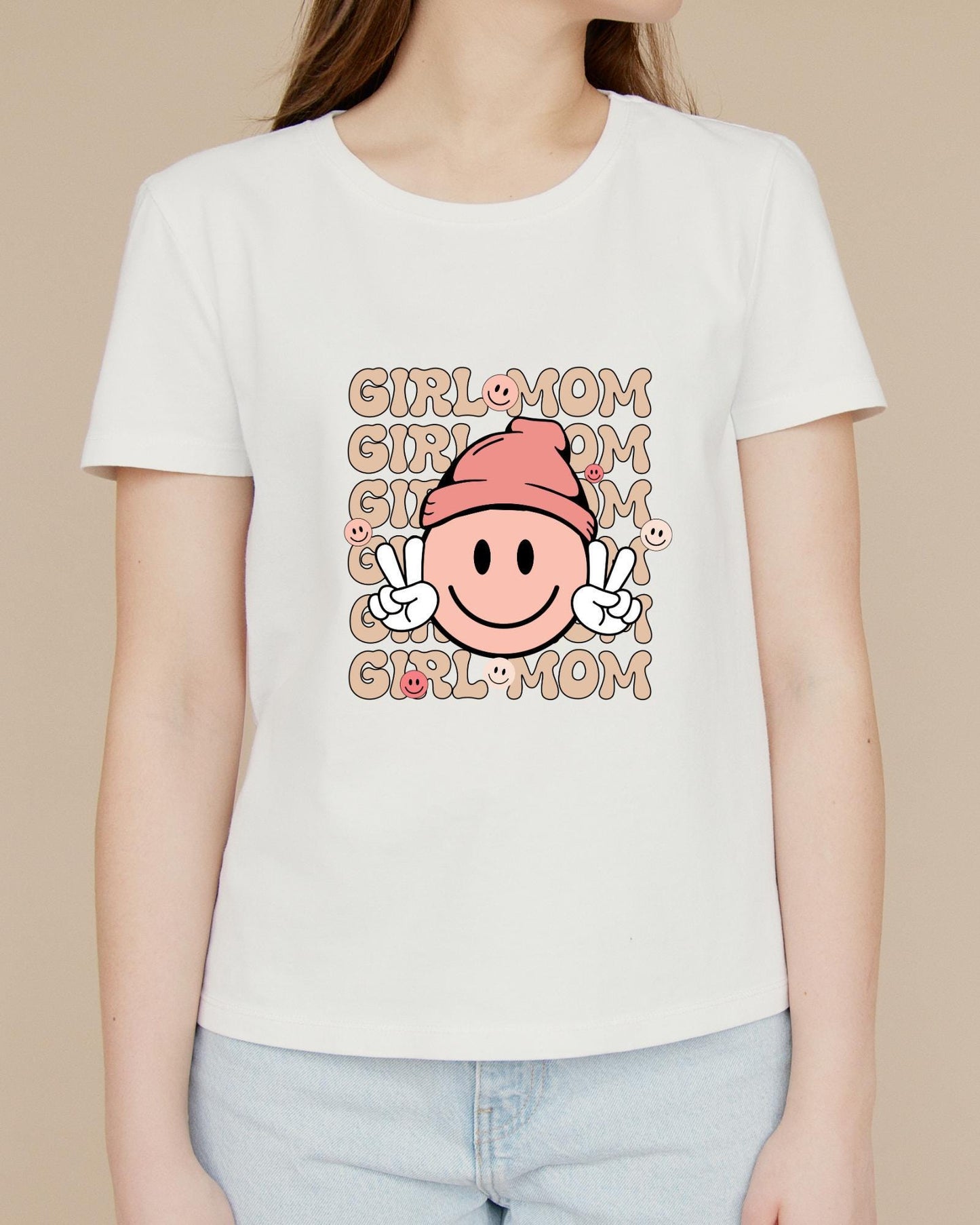 Girl mom graphic tee